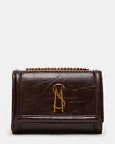 LARISAL Bag Chocolate Chain Crossbody Shoulder Strap Handbag | Steve Madden