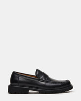 BRODIE Black Slip-On Lug Men's Loafer | Steve Madden