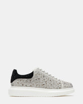 ICEBOX Silver Multi Men's Low-Top Lace-Up Sneaker | Steve Madden
