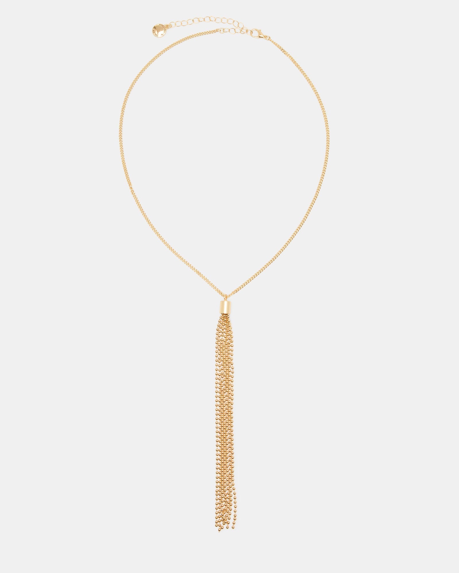 TASSEL Gold Beaded Pendant Women's Necklace | Steve Madden