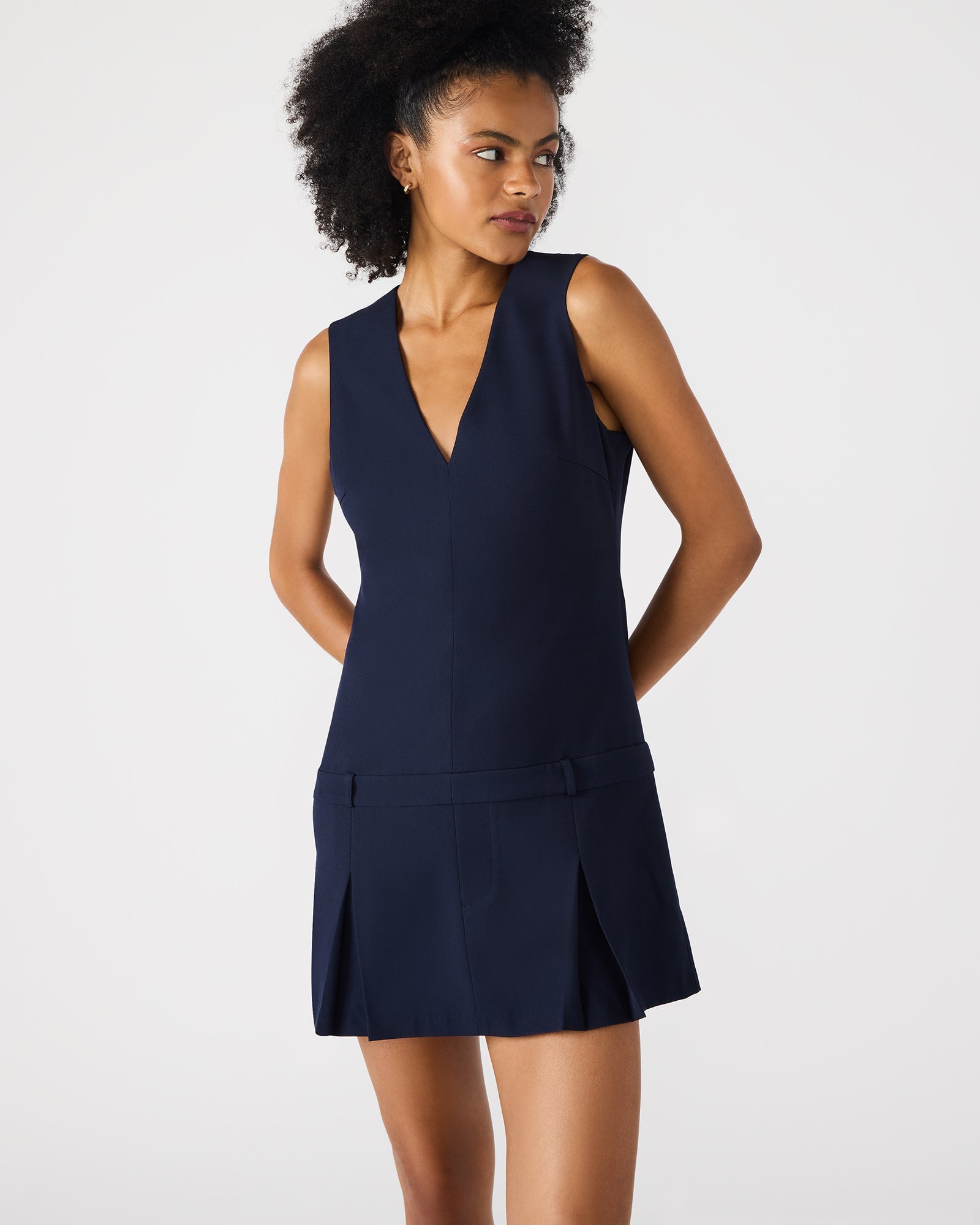 HENLEY DRESS MIDNIGHT