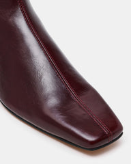 ZAMI DARK CHERRY LEATHER